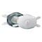 3M Disposable Respirator, P100, Molded, Dual, Adjustable, Metal Nose Clip, M 8293 - alternate 10