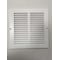 Zoro Select Ceiling/Wall Return Air Grille, 8 in W x 8 in H Opening, 1/2 in Bar Spacing, White, Steel, One-Way 4MJN3 - alternate 1
