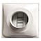 Zoro Select 10 in Square Perforated Diffuser, White 4MJU9 - alternate 2