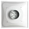 Zoro Select 6 in Square 3 Cone Diffuser, White 4MJV2 - alternate 2