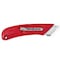 Pacific Handy Cutter Safety Knife, 3 Fixed Blade Depths, 5 3/4 in L, Safety Point, Steel Blade, Red Plastic Handle S4L - alternate 1