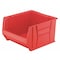 Akro-Mils Storage Bin, Plastic, Red, 12 in H, 18 1/4 in W, 23 7/8 in L 30289RED - alternate 1