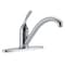 Delta Low Arc Kitchen Faucet, Manual, 8" Mount, 3 Hole Commercial 100-DST - alternate 1