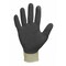 Zoro Select Coated Gloves, Latex, Sandy, Palm, 3 Abrasion Level, Black/Green, L 1 PR 4NMP2 - alternate 6