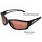Edge Eyewear Kazbek, Safety Glasses, Anti-Scratch, Amber Mirror Lens, Black Frame, Full-Frame, Polarized TSK215 - alternate 6