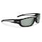 Edge Eyewear Kazbek, Safety Glasses, Anti-Scratch, G-15 Silver Mirror Lens, Black Frame, Full-Frame, Polarized TSK21-G15-7 - alternate 2