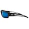 Edge Eyewear Kazbek, Safety Glasses, Not Applicable, Light Blue Precision Blue Mirror Lens, Black Frame TSKAP218 - alternate 5
