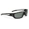Edge Eyewear Kazbek, Safety Glasses, Anti-Scratch, Gray Lens, Black Frame, Full-Frame, Polarized TSK-XL216 - alternate 2