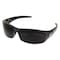 Edge Eyewear Reclus, Safety Glasses, Anti-Scratch, Gray Lens, Black Frame, Full-Frame SR116 - alternate 1