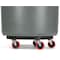 Rubbermaid Commercial Quiet Container Dolly for BRUTE 20-55 gal Containers 250 lb Load Capacity, 5 Swivel Casters, Black FG264043BLA - alternate 2