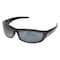 Edge Eyewear Reclus, Safety Glasses, Anti-Scratch, Gray Mirror Lens, Black Frame, Full-Frame SR117 - alternate 1