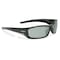 Edge Eyewear Reclus, Safety Glasses, Anti-Scratch, Gray Mirror Lens, Black Frame, Full-Frame SR117 - alternate 2