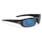 Edge Eyewear Reclus, Safety Glasses, Anti-Scratch, Blue Mirror Lens, Black Frame, Full-Frame SR118 - alternate 2