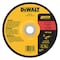 Dewalt Depressed Center Grinding Wheel, Type 27, 7 in Dia, 0.25 in Thick, 7/8 in Arbor Hole Size, 24 Grit DW4719 - alternate 1