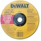 Dewalt Depressed Center Grinding Wheel, Type 27, 7 in Dia, 0.25 in Thick, 7/8 in Arbor Hole Size, 24 Grit DW4719 - alternate 2
