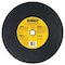 Dewalt Abrasive Cut-Off Wheel, Type 1, 12 in Dia, 0.1094 in Thick, 1 in Arbor Hole Size, Aluminum Oxide DW8004 - alternate 1