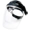 Sellstrom Ratchet Face Shield Assembly, Clear Visor, Polycarbonate, Ratchet Suspension, Anti-Fog Lens, Black S32010 - alternate 1