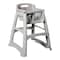 Rubbermaid Commercial High Chair, 29 3/4 in H, Platinum FG780608PLAT - alternate 4