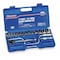 Westward 1/2" Drive Socket Wrench Set SAE 17 Pieces 3/8 in to 1 1/8 in , Chrome 4PL90 - alternate 1