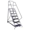 Tri-Arc 156 in H Steel Rolling Ladder, 12 Steps, 600 lb Load Capacity KDHS112242 - alternate 1