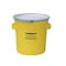 Eagle Mfg Open Head Salvage Drum, Polyethylene, 20 gal, Unlined, Yellow 1654 - alternate 3