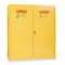 Eagle Mfg Hazardous Material Storage Cabinet, 110 gal, 1 Shelves, Steel, 59 in W x 65 in H x 34 in D, Yellow 1955X - alternate 3