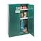 Eagle Mfg Hazardous Material Storage Cabinet, 45 gal, 2 Shelves, Steel, 43 in W x 65 in H x 18 in D, Green PEST47X - alternate 2