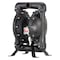 Aro Double Diaphragm Pump, Cast iron, Air Operated, Santoprene, 90 GPM 666152-2EB-C - alternate 2