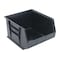 Quantum Storage Systems Hang & Stack Storage Bin, Polypropylene, Black, 11 in H, 16 1/2 in W, 18 in L QUS270CO - alternate 1