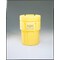Enpac Open Head Salvage Drum, Polyethylene, 65 gal, Unlined, Yellow 1065-YE - alternate 4