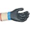 Showa Coated Gloves, Foam Nitrile, Sandy, Palm, 6 Abrasion Level, Blue, M (7) 1 PR 377M-07 - alternate 5