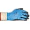 Showa Coated Gloves, Foam Nitrile, Sandy, Palm, 6 Abrasion Level, Blue, M (7) 1 PR 377M-07 - alternate 3