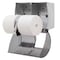 Georgia-Pacific Toilet Paper Dispenser, Compact, Horizontal Double Roll, Coreless, Wall Mount, Black 56784A - alternate 4