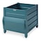 Steel King Bulk Container 5 cu ft Volume Cap., 40 in L, 48 in W, 30 1/2 in H, Steel, Green HDWT4048VG - alternate 1