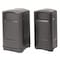 Rubbermaid Commercial Plaza 35 gal Rectangular Outdoor Can, Black, None, Plastic, 20 5/8 in FG9P9000BLA - alternate 4