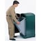 Rubbermaid Commercial Plaza 50 gal Square Outdoor Can, Dark Green, None, Plastic, 25 1/4 in FG396400DGRN - alternate 2