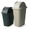 Rubbermaid Commercial Untouchable(R) 7 gal Wastebasket Lid, Swing Black, Resin, 1 Openings 11 in W/Dia FG306600BLA - alternate 4