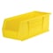 Akro-Mils Hang & Stack Storage Bin, Plastic, Yellow, 5 in H, 5 1/2 in W, 14 3/4 in L 30234YELLO - alternate 1