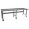 Tennsco Work Bench, Steel, 96" W, 33-1/2" Height, 4000 lb., Flared WB-1-3696S - alternate 1