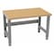 Tennsco Bolted Workbenches, Butcher Block, 48" W, 33-3/4" Height, 4000 lb., Straight WBA-1-3048W - alternate 1