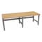 Tennsco Bolted Workbenches, Butcher Block, 96" W, 33-3/4" Height, 4000 lb., Straight WBA-1-3696W - alternate 1