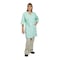 Zoro Select Lab Smock, Unisex, M, Aqua 4TWC4 - alternate 2