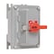 Hubbell Killark Hazardous Location Safety Switch, Nonfusible, 3PST, Three Phase, NEMA 3, 4, 4X, 7, 9, Rotary Handle B7NFD13A - alternate 1