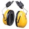 3M Peltor Peltor Optime 98 Hard Hat-Mounted Earmuffs, Dielectric, Passive, NRR 23 dB, Black/Yellow H9P3E - alternate 1