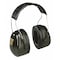 3M Peltor Peltor Optime 101 Over-the-Head Earmuffs, Passive Protection, NRR 27 dB, Foldable Black/Green 8071 - alternate 2