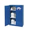 Eagle Mfg Hazardous Material Storage Cabinet, 45 gal, 2 Shelves, Steel, 43 in W x 65 in H x 18 in D, Blue CRA47X - alternate 3