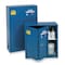 Eagle Mfg Hazardous Material Storage Cabinet, 45 gal, 2 Shelves, Steel, 43 in W x 65 in H x 18 in D, Blue CRA45X - alternate 4
