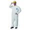 Dupont Tyvek 400 Collared Disposable Coveralls, Medium, Open Wrists and Ankles, Serged Seam, White, PK25 TY120SWHMD002500 - alternate 2