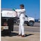 Dupont Tyvek 400 Collared Disposable Coveralls, XL, Open Wrists and Ankles, Serged Seam, White, PK6 TY120SWHXL0006G1 - alternate 2