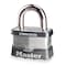 Master Lock Padlock, Keyed Different, Standard Shackle, Rectangular Steel Body, Boron Shackle, 15/16 in W 5N - alternate 1